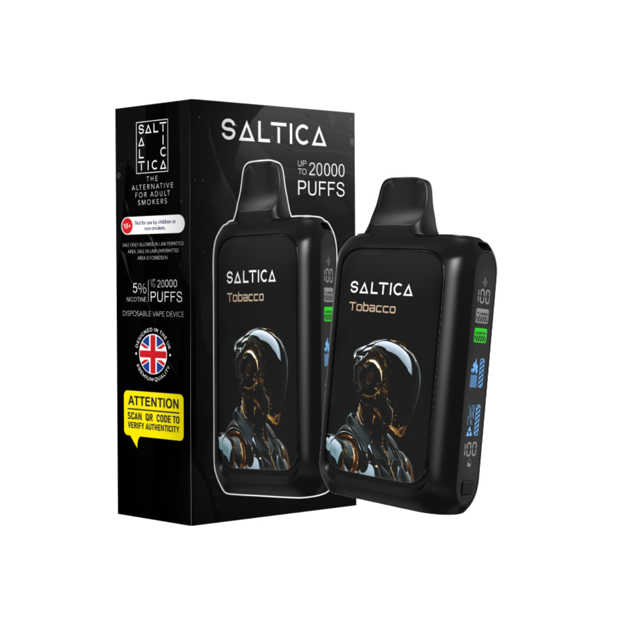 Saltica Cyber 20000 Tobacco