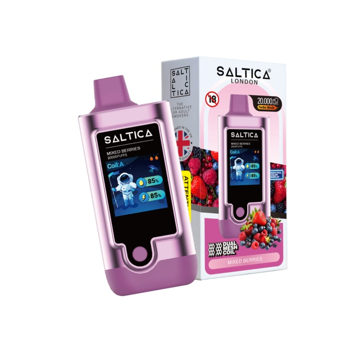 Saltica Digital 20000 Mixed Berries