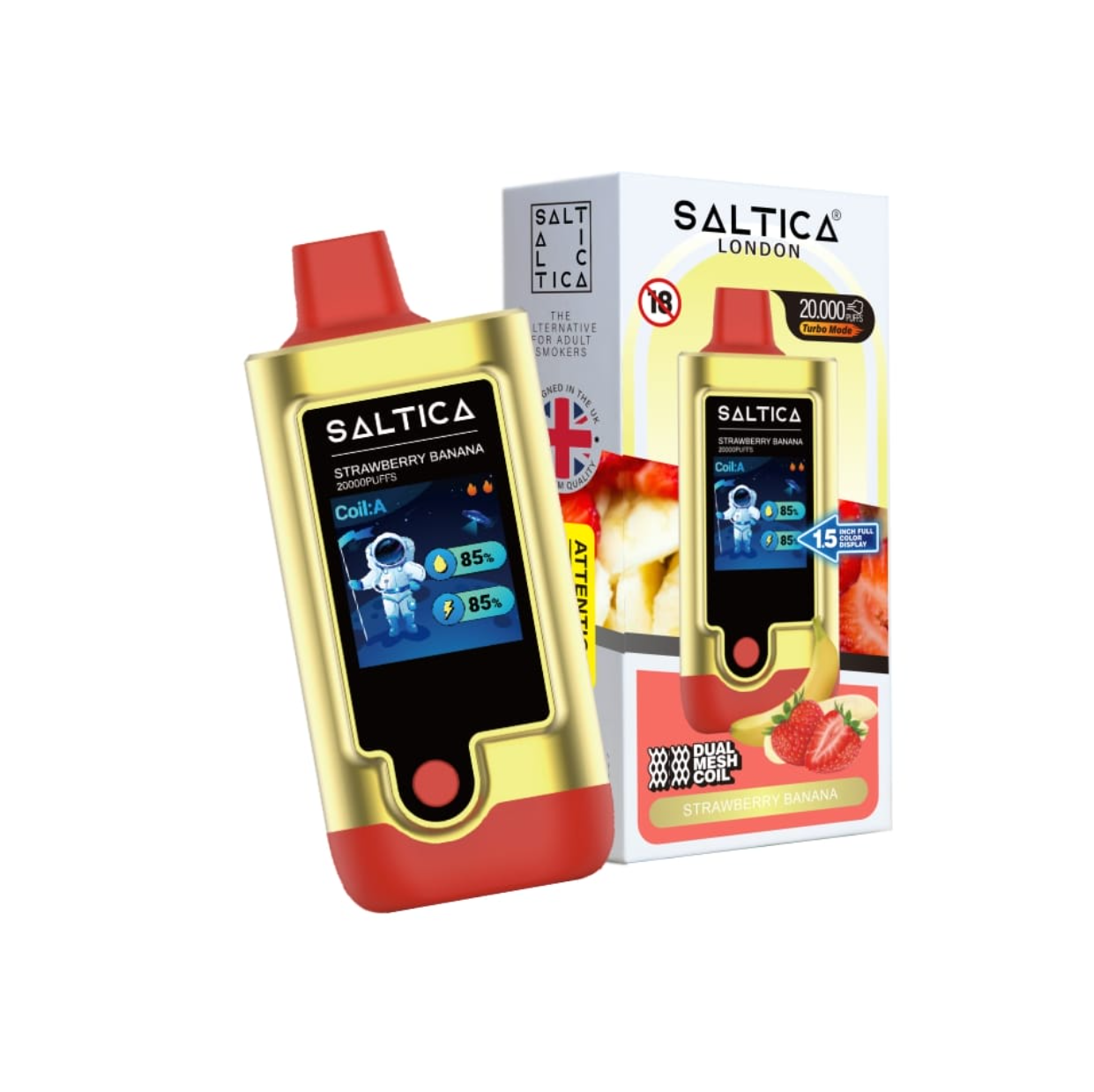 Saltica Digital 20000 Strawberry Banana