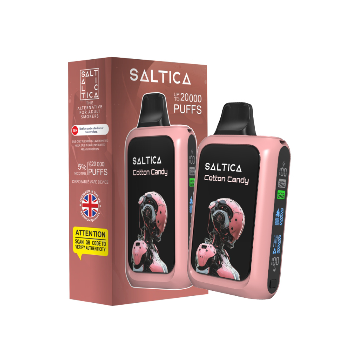 Saltica Cyber 20000 Cotton Candy