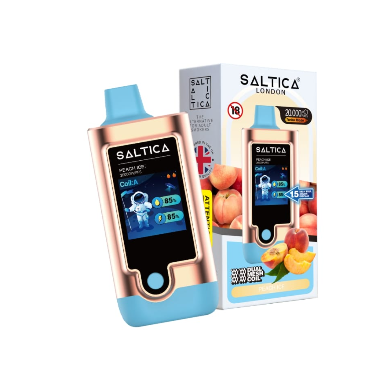Saltica Digital 20000 Peach Ice