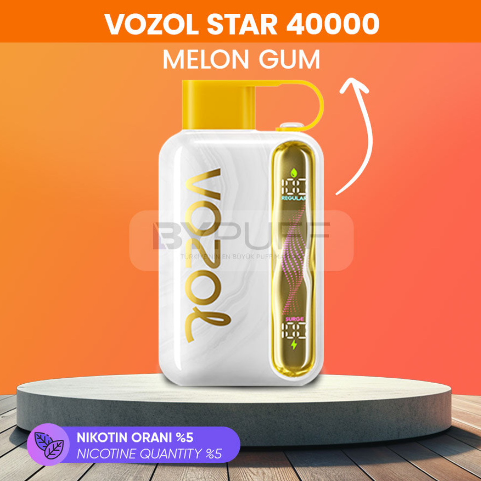 Vozol Star 40000 Melon Gum